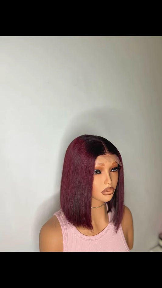10 inches burgundy