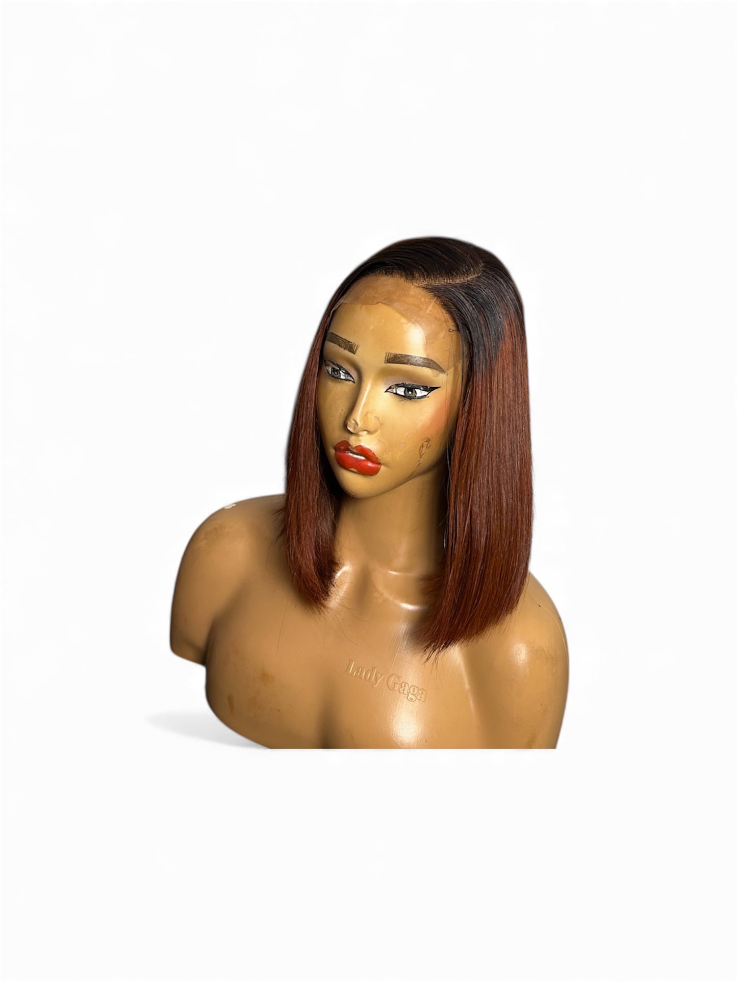 220g Vietnamese Bone Straight Wig – 5x5 Swiss Lace Closure | 10 Inches