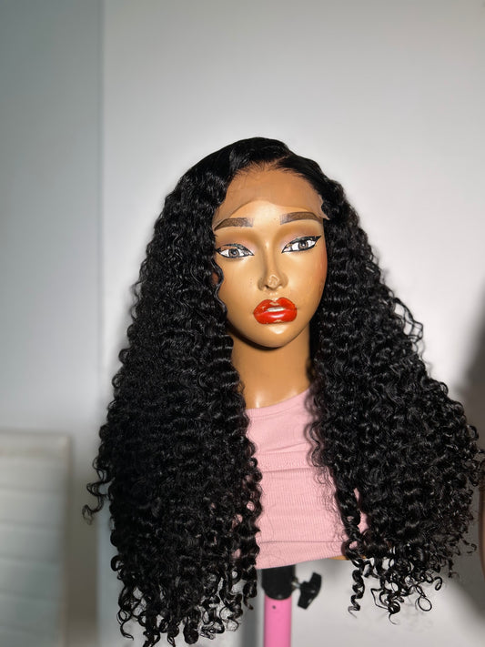 Luxury 5x5 Closure Wig – 22| 300g Density | Glueless & Styled